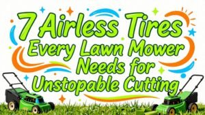 Read more about the article 7 Airless Tires Every Lawn Mower Needs for Unstoppable Cutting