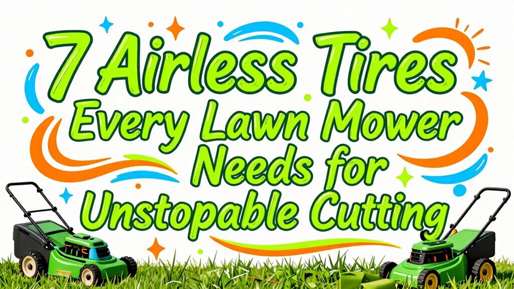 Read more about the article 7 Airless Tires Every Lawn Mower Needs for Unstoppable Cutting