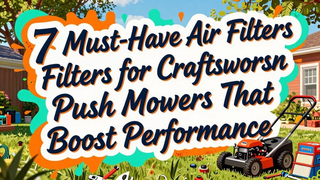 Read more about the article 7 Must-Have Air Filters for Craftsman Push Mowers That Boost Performance
