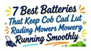Read more about the article 7 Best Batteries That Keep Cub Cadet Riding Mowers Running Smoothly