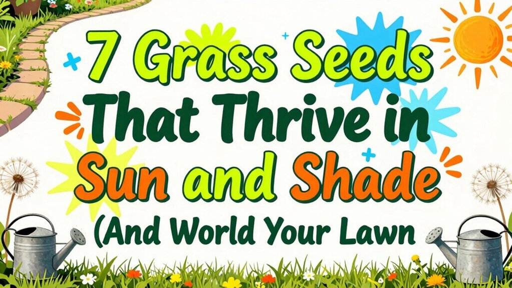 Read more about the article 7 Grass Seeds That Thrive in Sun and Shade (And Wow Your Lawn)