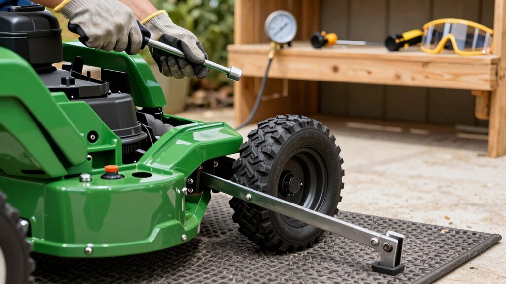 Read more about the article How to Jack up a Zero‑Turn Mower Safely and Effectively