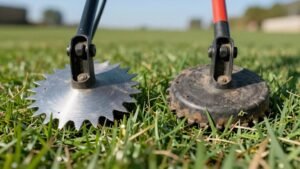 Read more about the article Sharp vs. Dull Lawn Mower Blades: How They Impact Your Yard