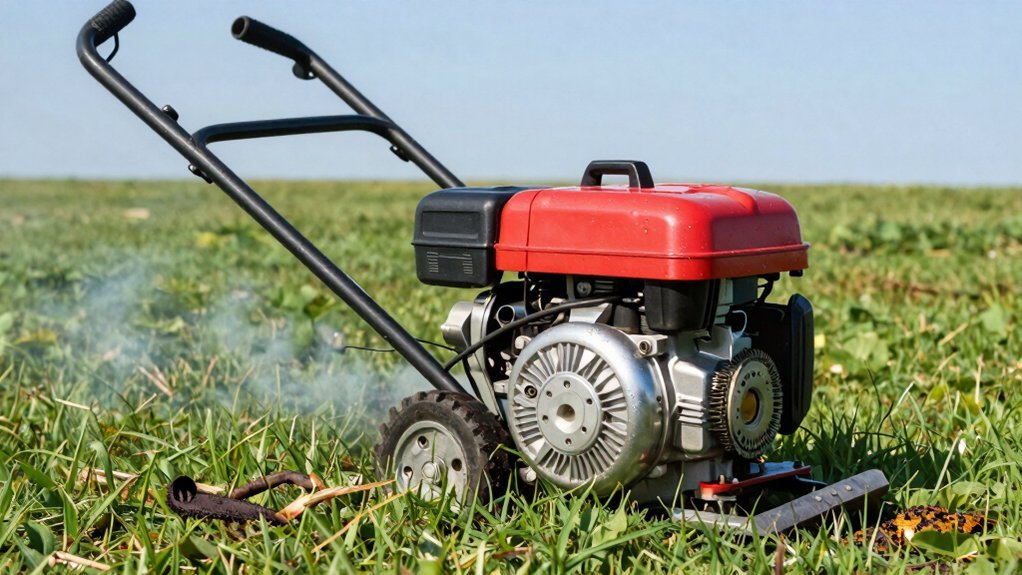 Read more about the article Why Is My Lawn Mower Smoking? Common Causes & Fixes