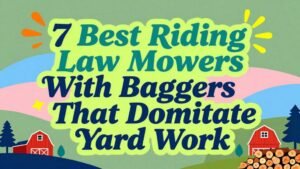 Read more about the article 7 Best Riding Lawn Mowers With Baggers That Dominate Yard Work