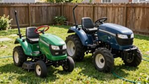 Read more about the article Lawn Tractor Vs Garden Tractor: Which Is Best for Your Yard?