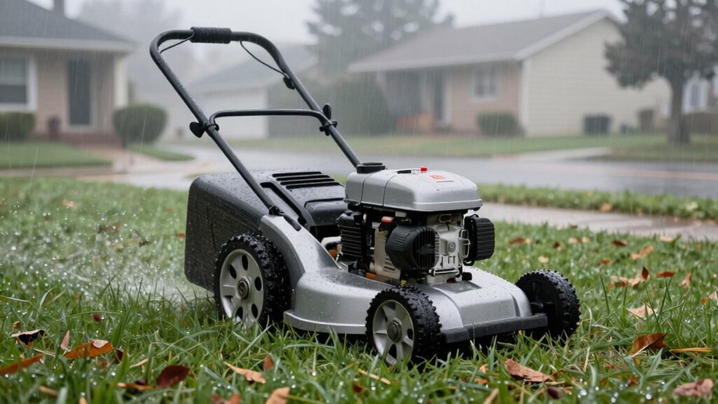 Read more about the article Can You Mow a Lawn in the Rain?