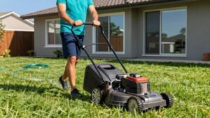 Read more about the article Is Mowing the Lawn Good Exercise?
