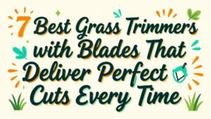 Read more about the article 7 Best Grass Trimmers With Blades That Deliver Perfect Cuts Every Time