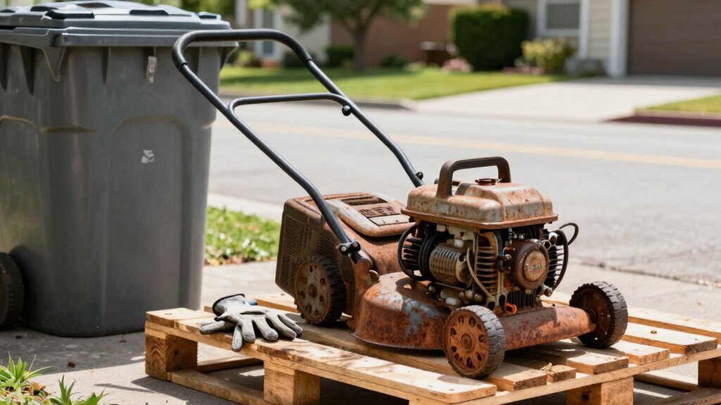 Read more about the article How to Safely Dispose of Your Old Lawn Mower
