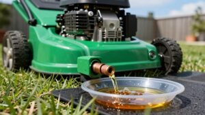 Read more about the article How to Safely Drain Oil From Your Lawn Mower