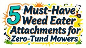 Read more about the article 5 Must-Have Weed Eater Attachments for Zero‑Turn Mowers
