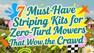 Read more about the article 7 Must-Have Striping Kits for Zero‑Turn Mowers That Wow the Crowd
