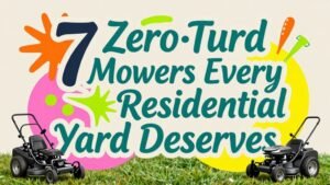 Read more about the article 7 Zero‑Turn Mowers Every Residential Yard Deserves