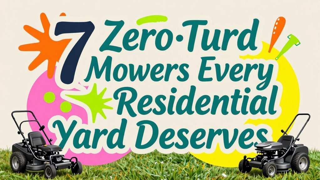 Read more about the article 7 Zero‑Turn Mowers Every Residential Yard Deserves