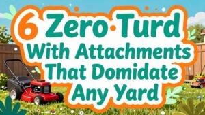 Read more about the article 6 Zero‑Turn Mowers With Attachments That Dominate Any Yard